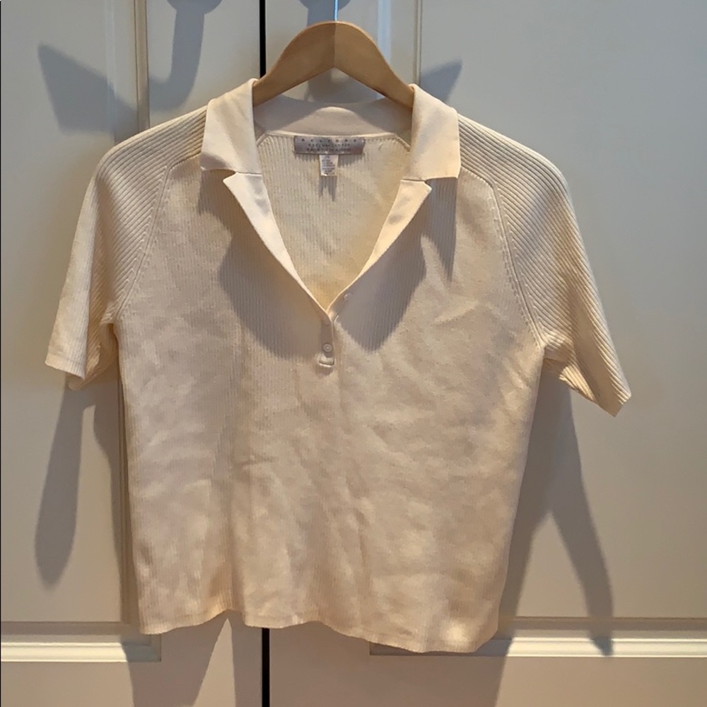 Silk Cream pullover exclusive @Saks